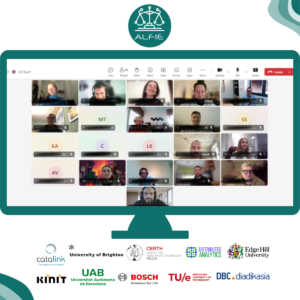 Screenshot of the ALFIE workshop