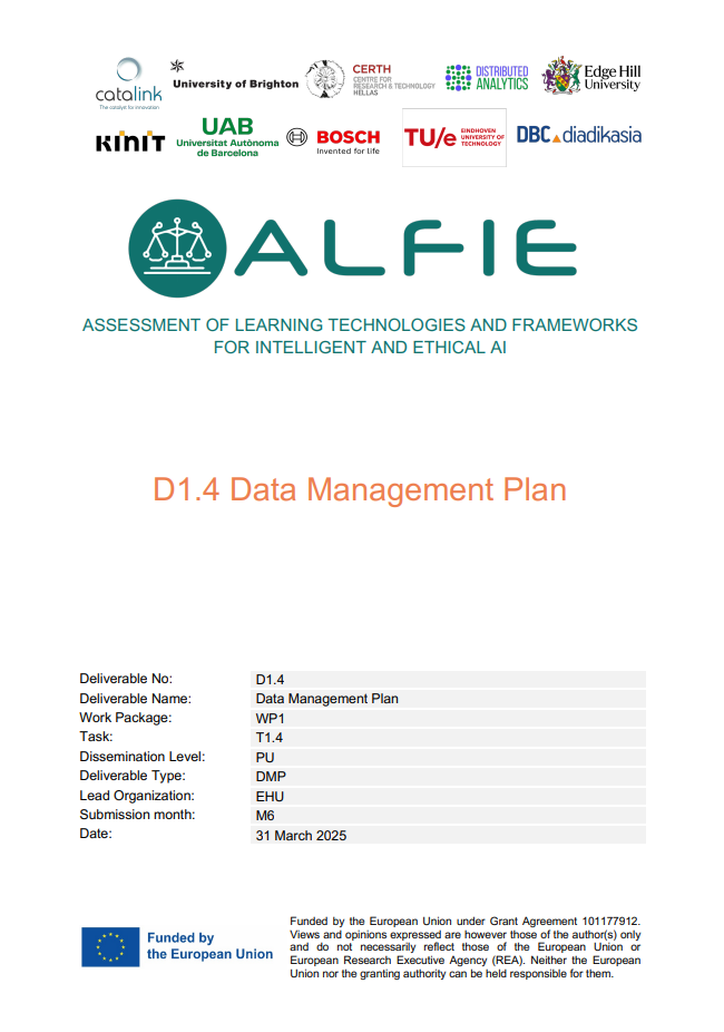 D1.4 Data Management Plan